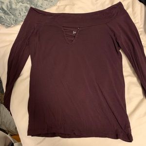 Off the shoulder shirt